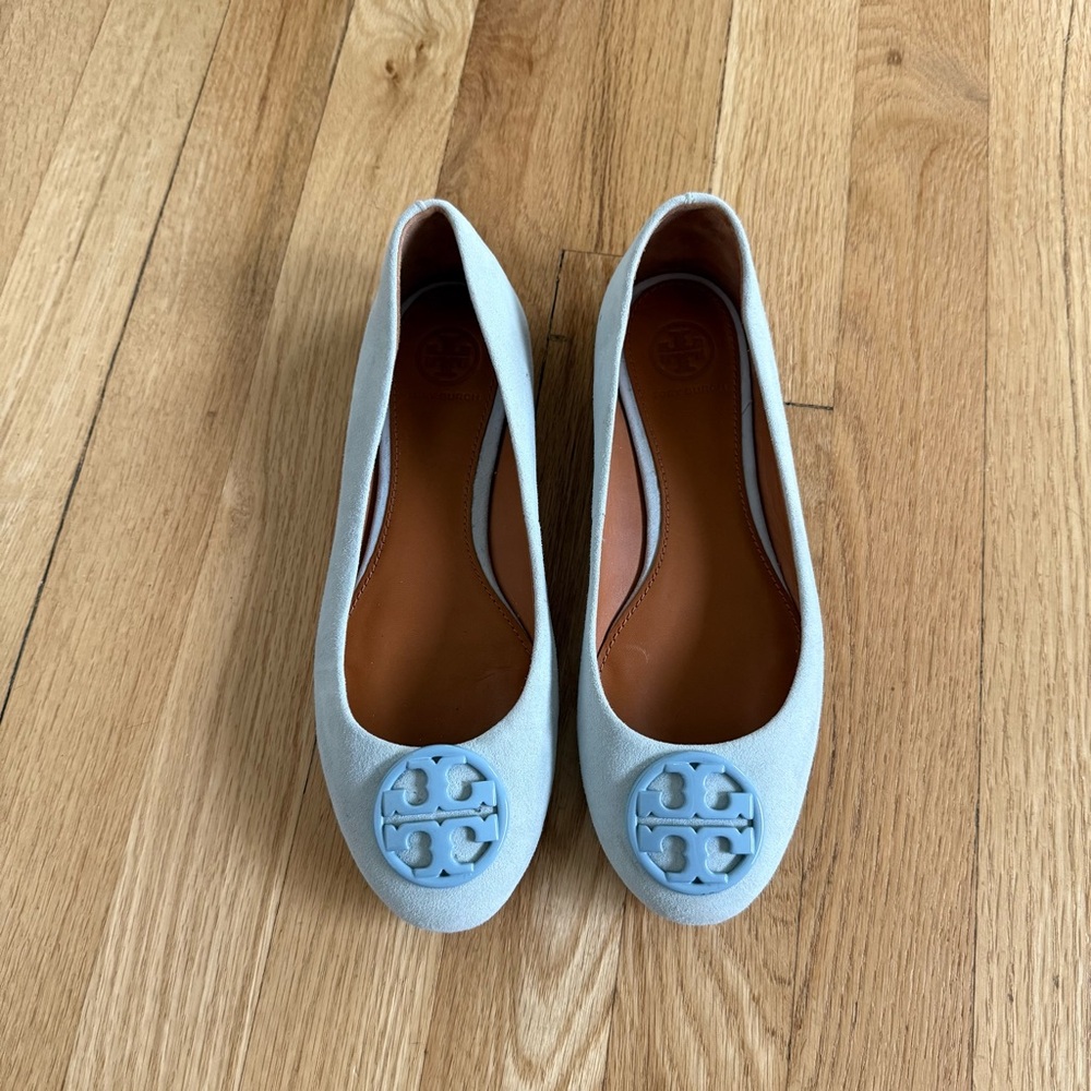 Tory Burch Sky Blue Ballet Flats